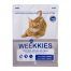 Bolsa de ocultación weekies con estampado de comida para gatos.