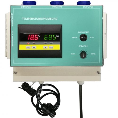 Controlador de Temperatura y Humedad Indoor Novatec