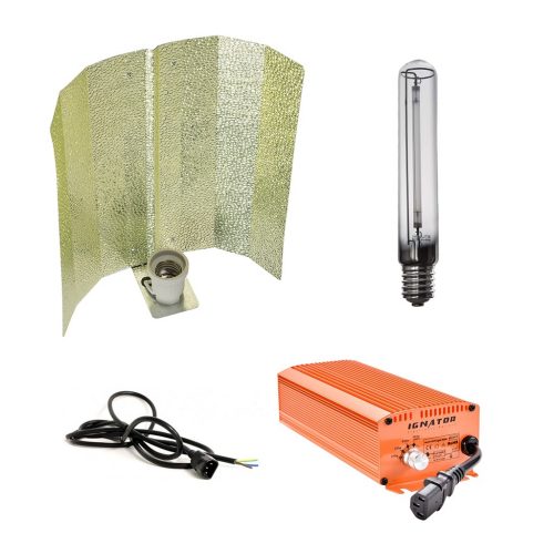 Kit 600W Reflector Stuco + Newlite HPS + Ignator BeastBox Electronico