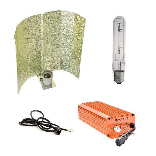 Kit 600W Reflector Stuco + Sylvania Grolux + Ignator BeastBox Electronico