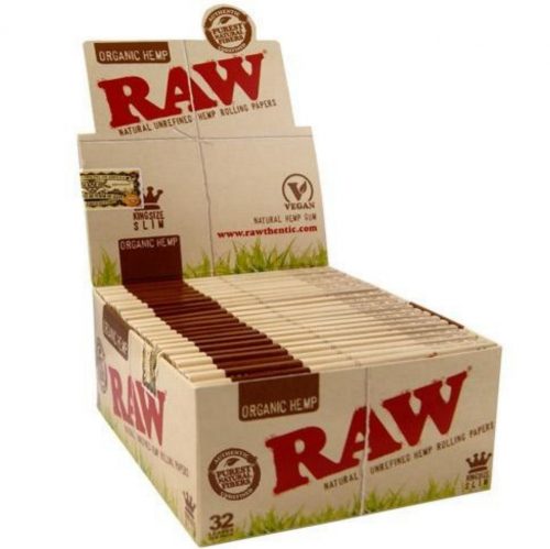 Papel de Fumar Raw Organic King Size Slim 50Und