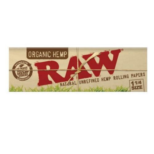 Papel de Fumar Raw Organic 1 1/4  24Und