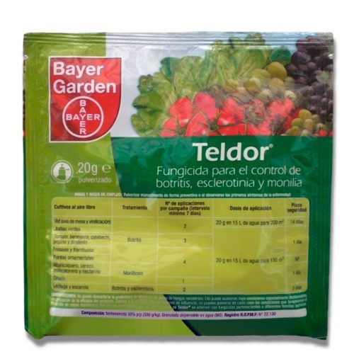 SBM Bayer Garden Fungicida Botritis - Teldor Huerta 20G