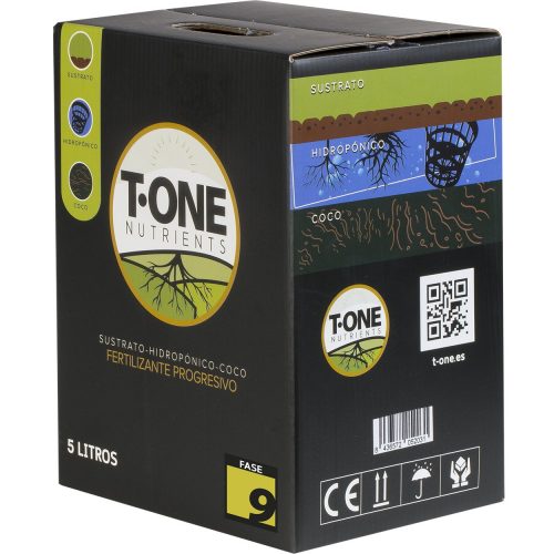 T-One Nutrients Fertilizante Progresivo Fase 9 Bag in Box