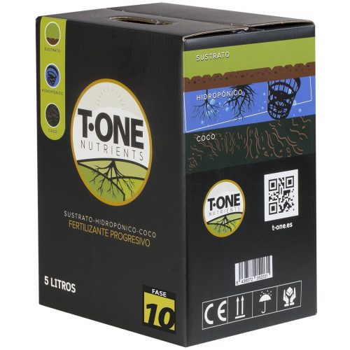 T-One Nutrients Fertilizante Progresivo Fase 10 Bag in Box